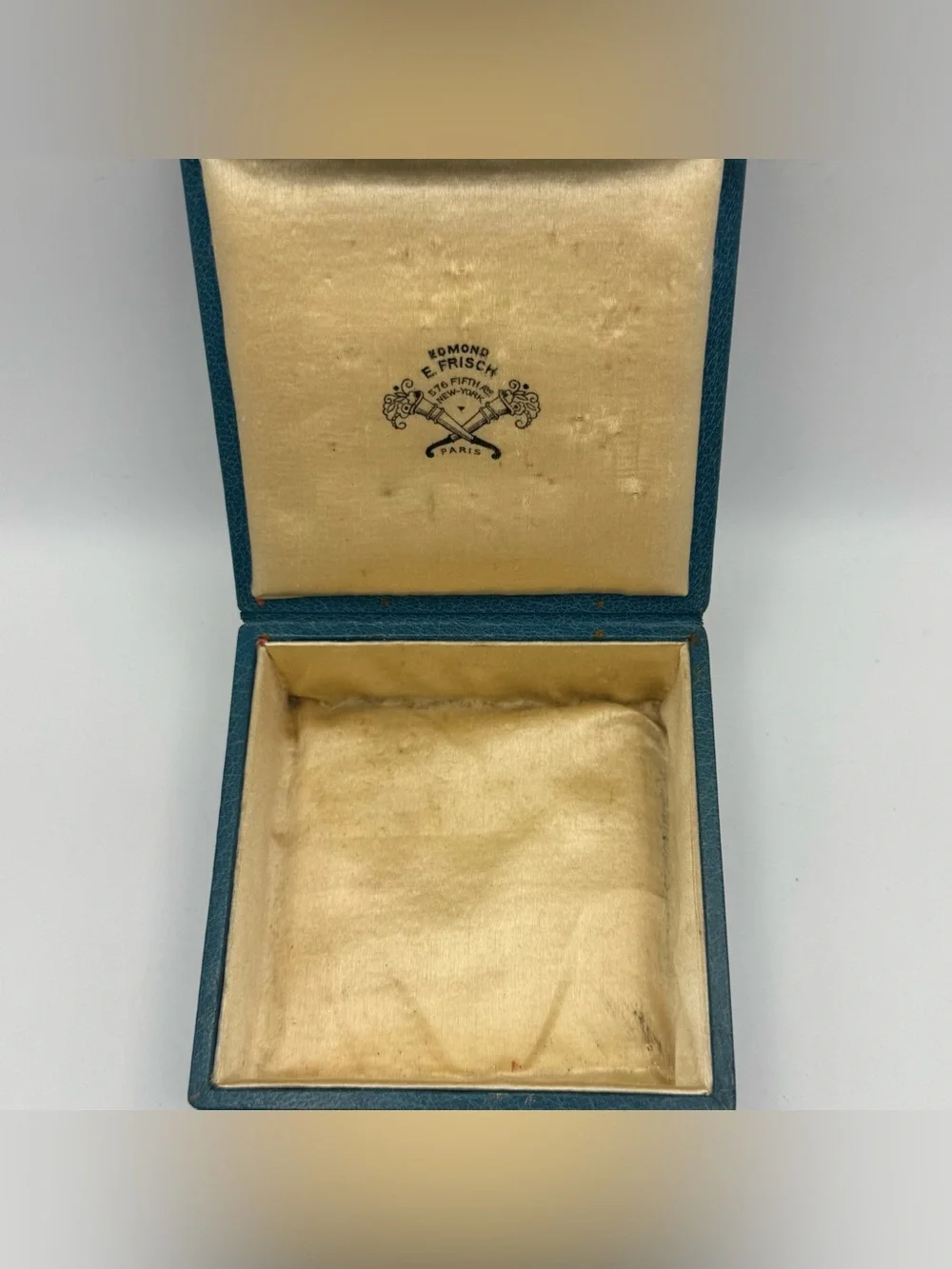 Vintage Edmond E. Frisch Jewelry Presentation Box Fifth Ave New York Paris